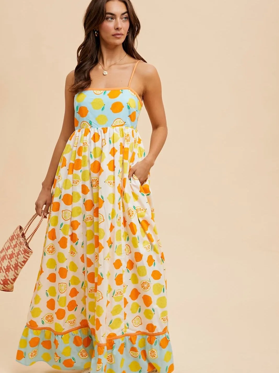 Lemon Maxi Dress