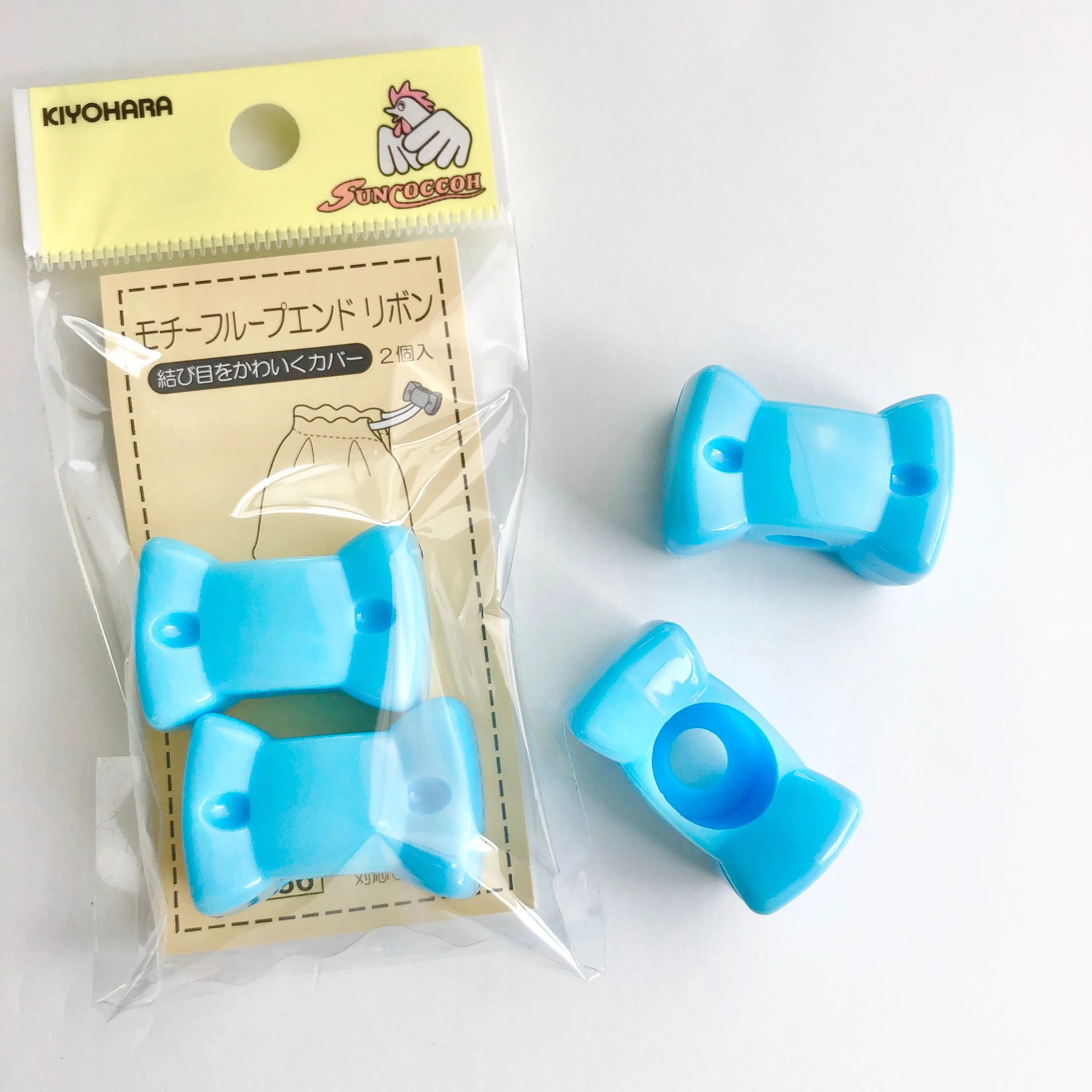 Loop Ends - Bow - Blue- Kiyohara
