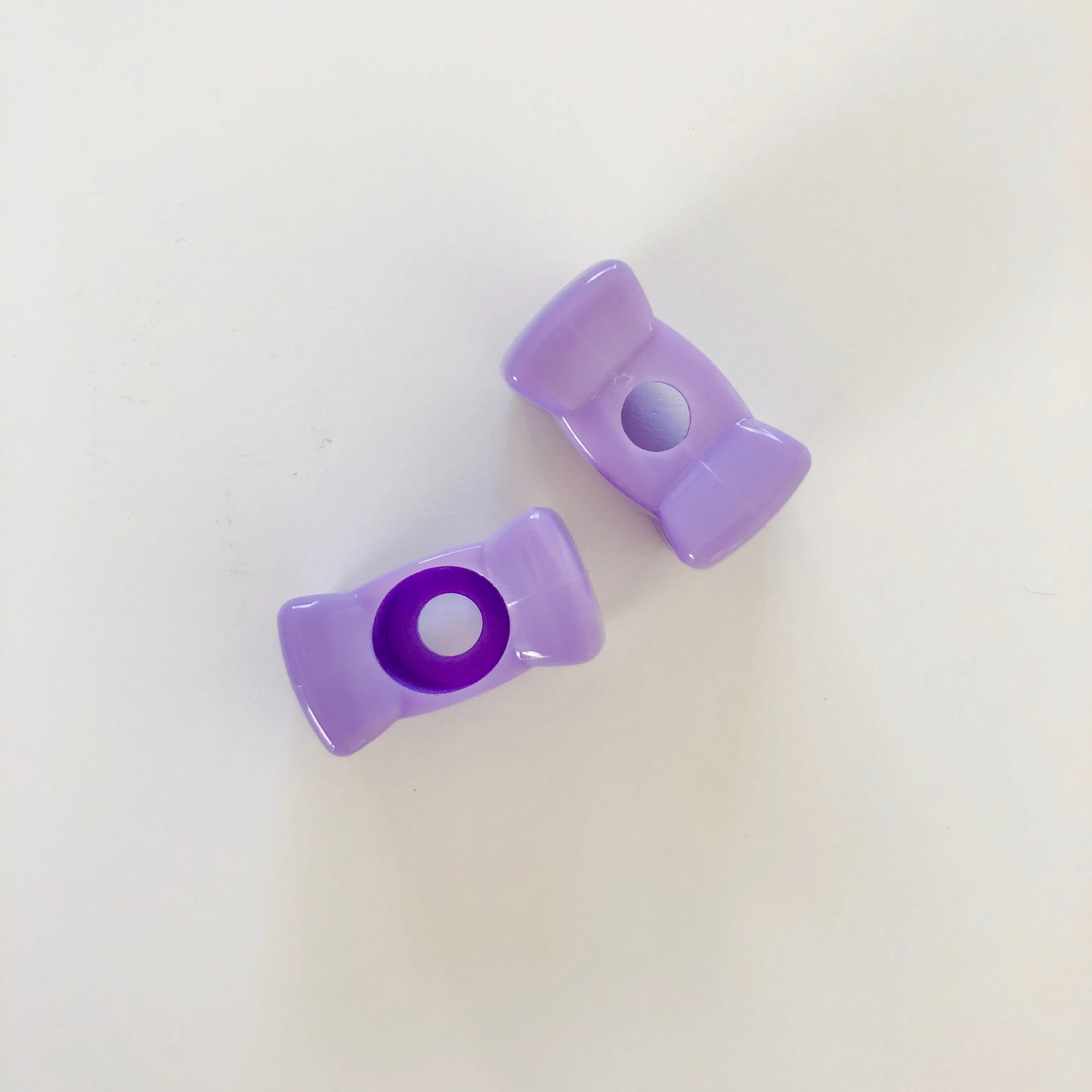 Loop Ends - Bow - Purple- Kiyohara