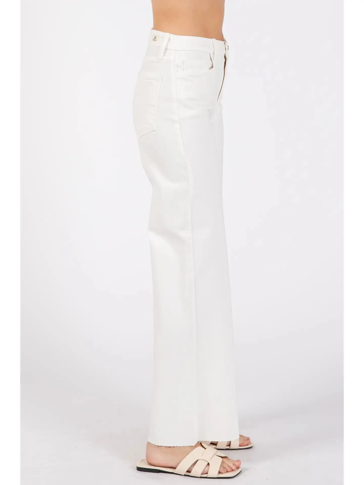 L.T.J : Paola A-Line Scissor Cut Wide Leg Jean