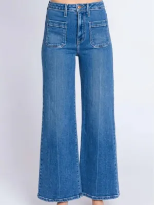 L.T.J : Sailor Front Patch Pocket Denim