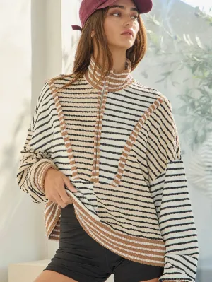 Maria Half Zip Sweater