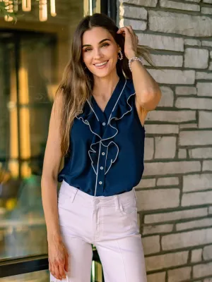 Merrow Stitch Top