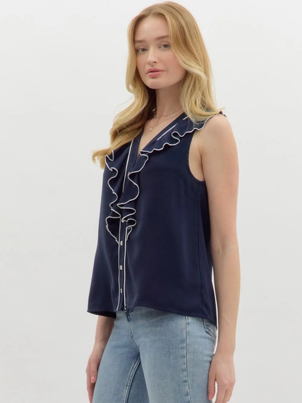 Merrow Stitch Top