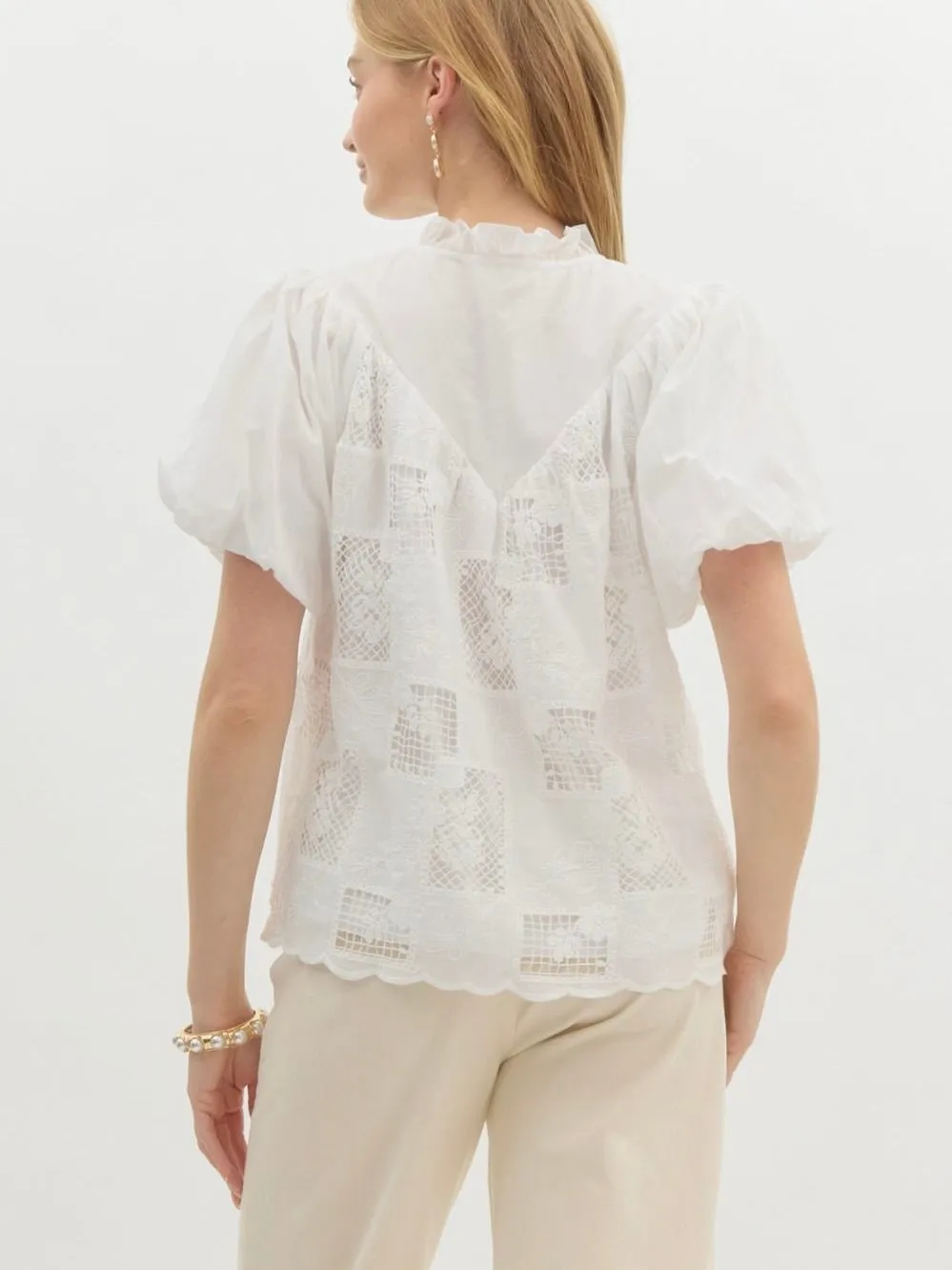 Michele Textured Top