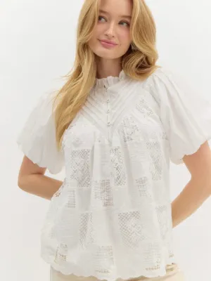 Michele Textured Top