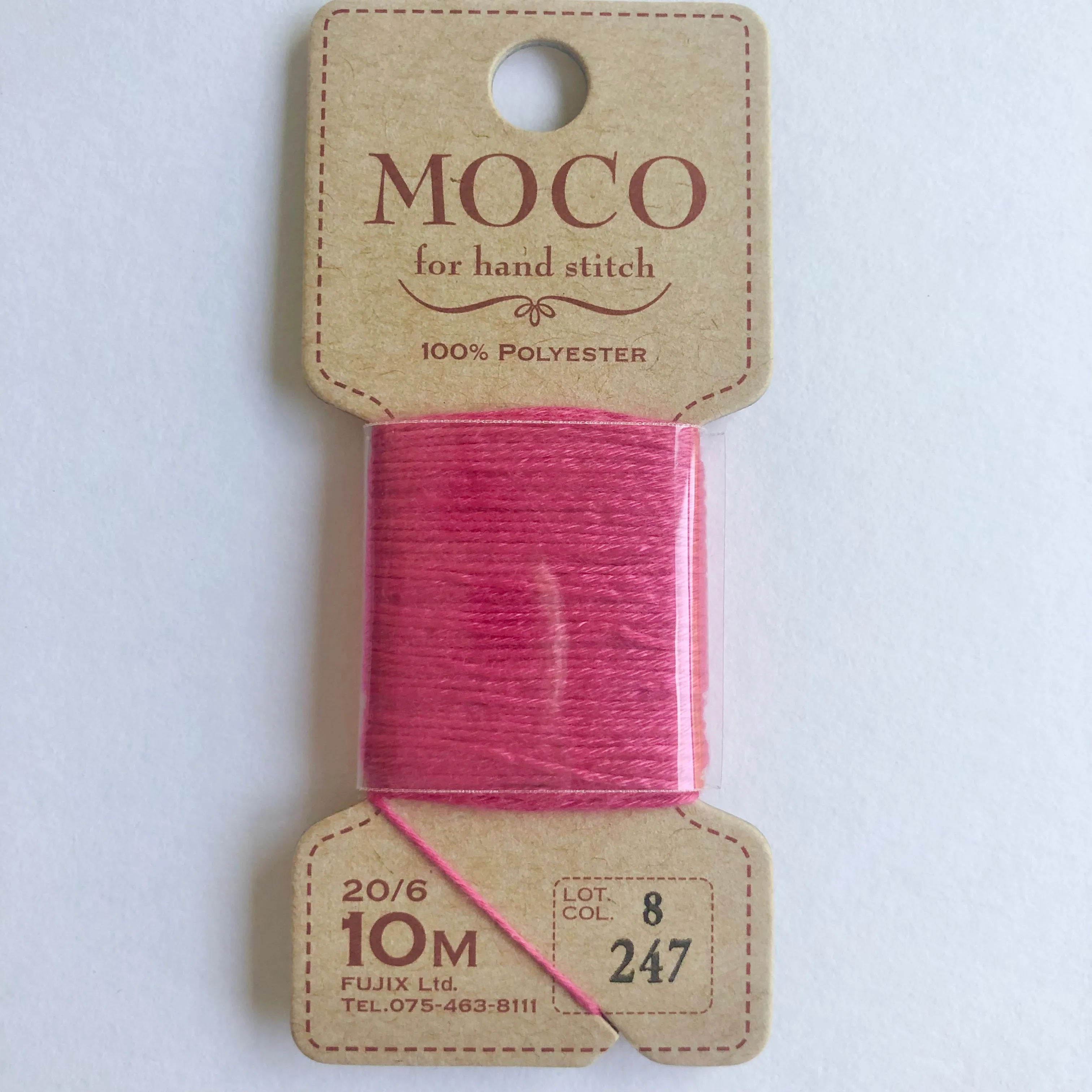 Moco Stitch Thread - Dark Pink - Moco