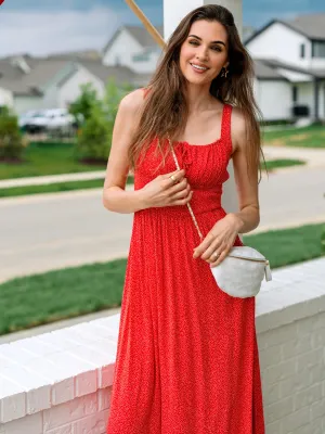 Nina Milkmaid Midi Dress