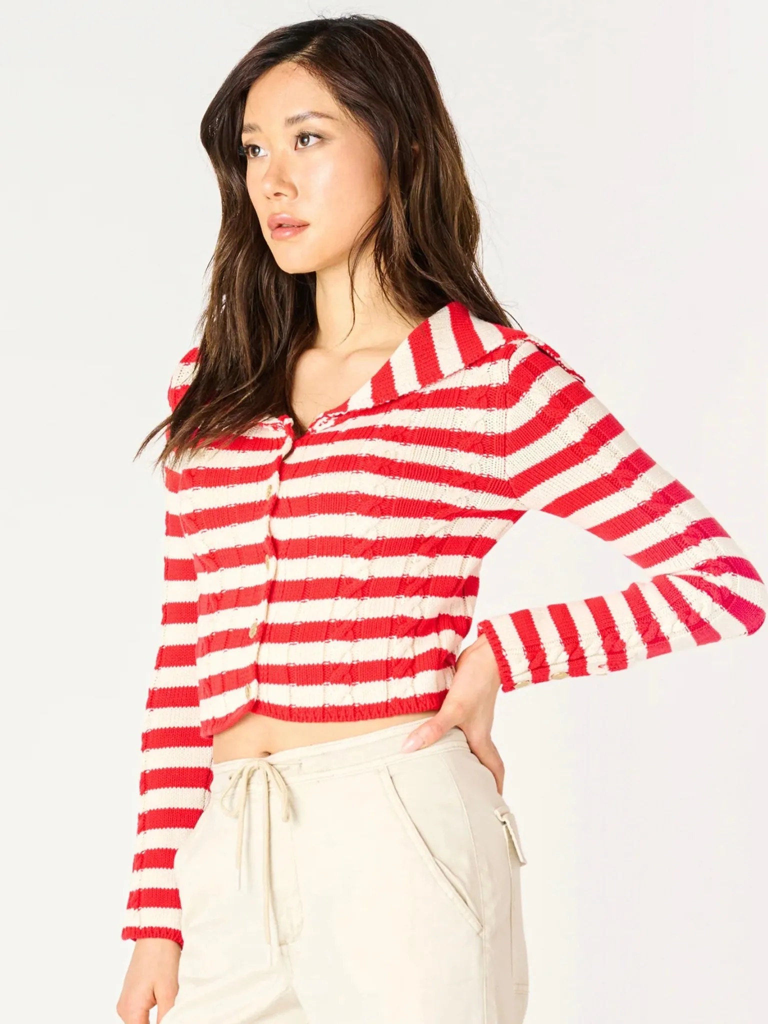 Ophelia Cable Knit Cardigan