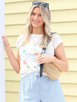 Painterly St. Tropez Tee