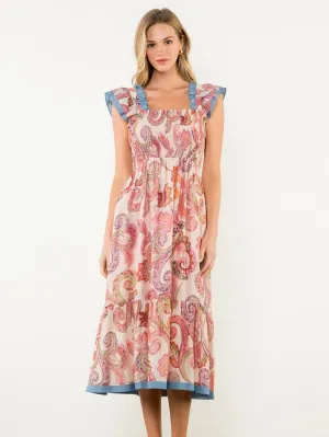 Paisley Pathway Midi Dress