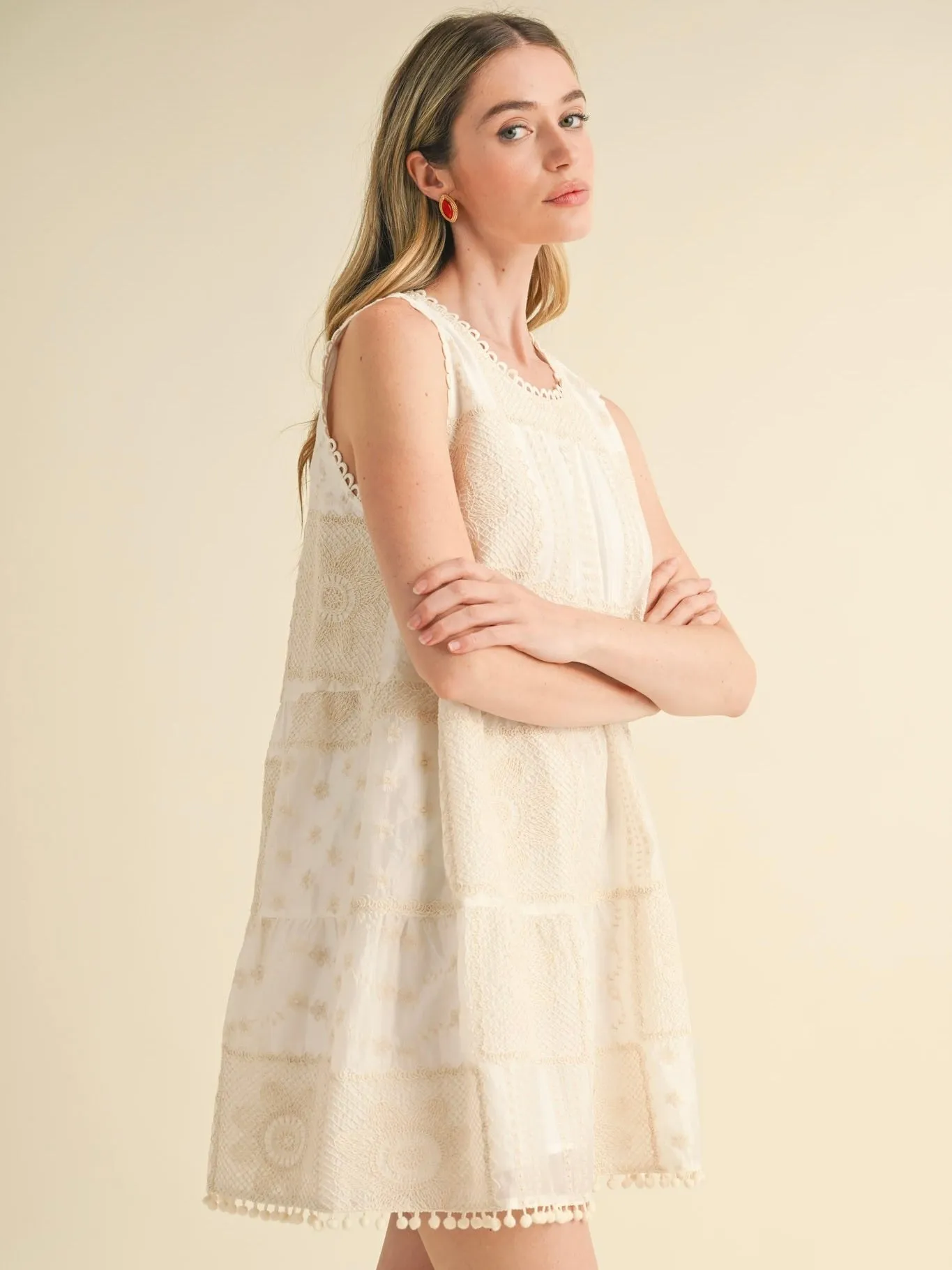 Patchwork Lace Dress