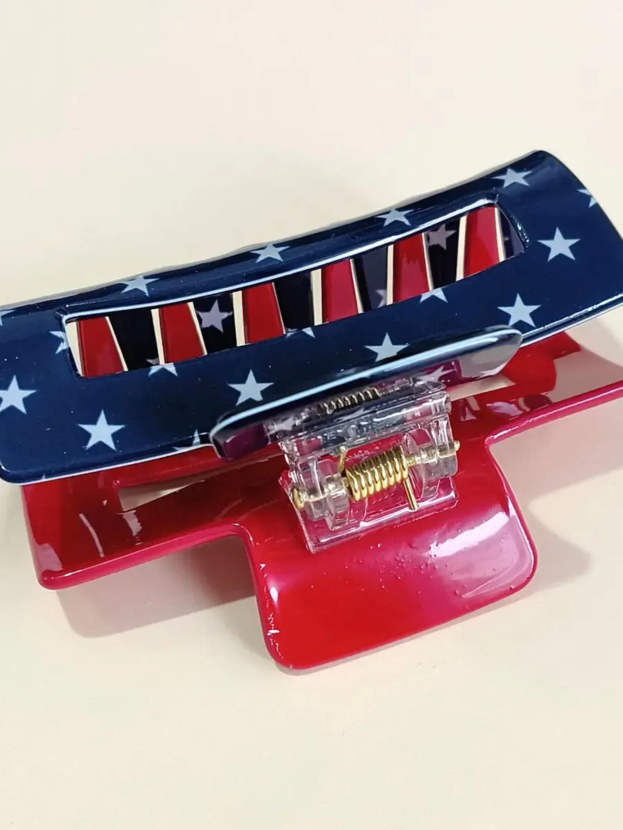 Patriotic Claw Clip