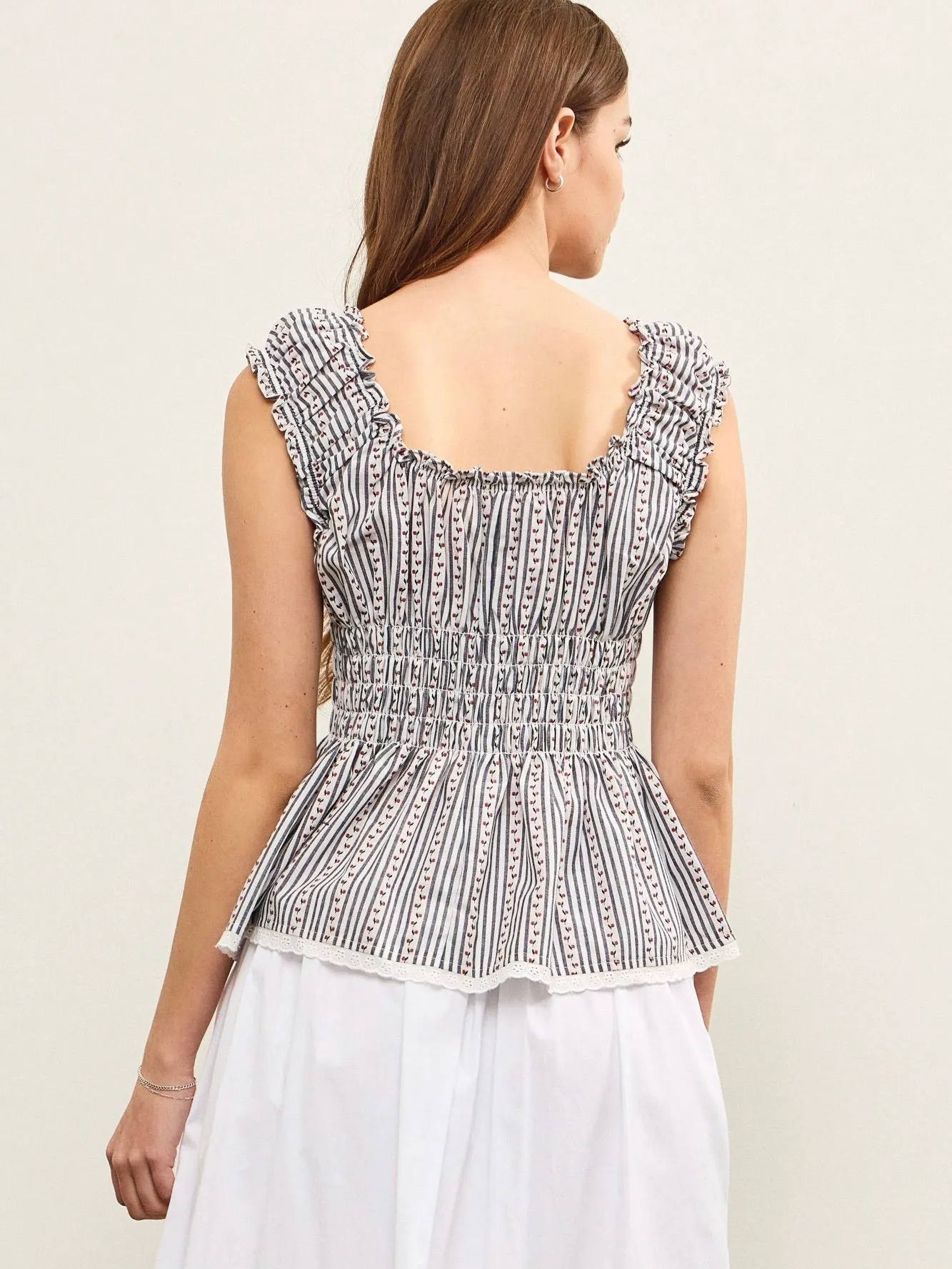 Patsy Peplum Top