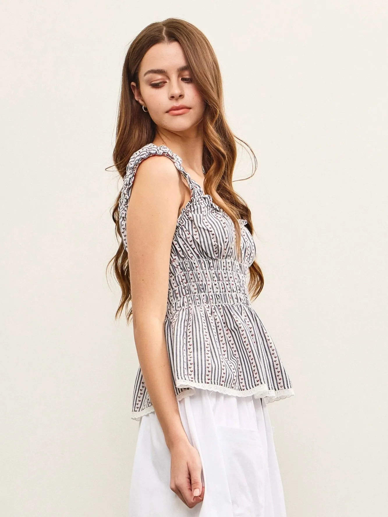 Patsy Peplum Top