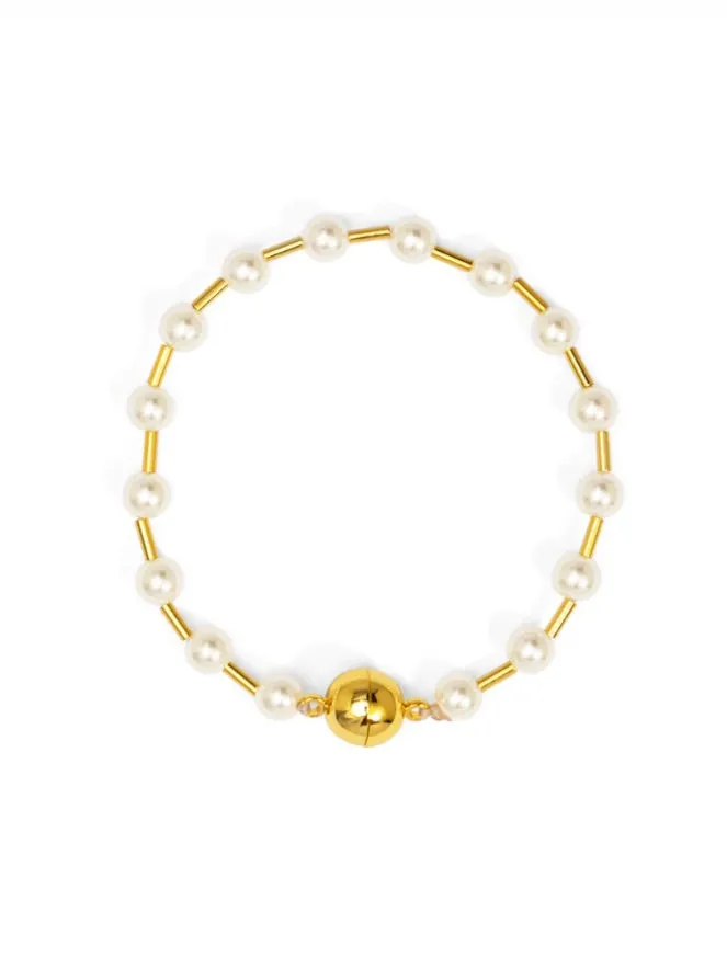 Pearl Spacer Bracelet