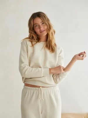 {perfectwhitetee} Ziggy Inside Out Fleece Sweatshirt