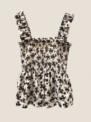 Ruffled Peplum Top