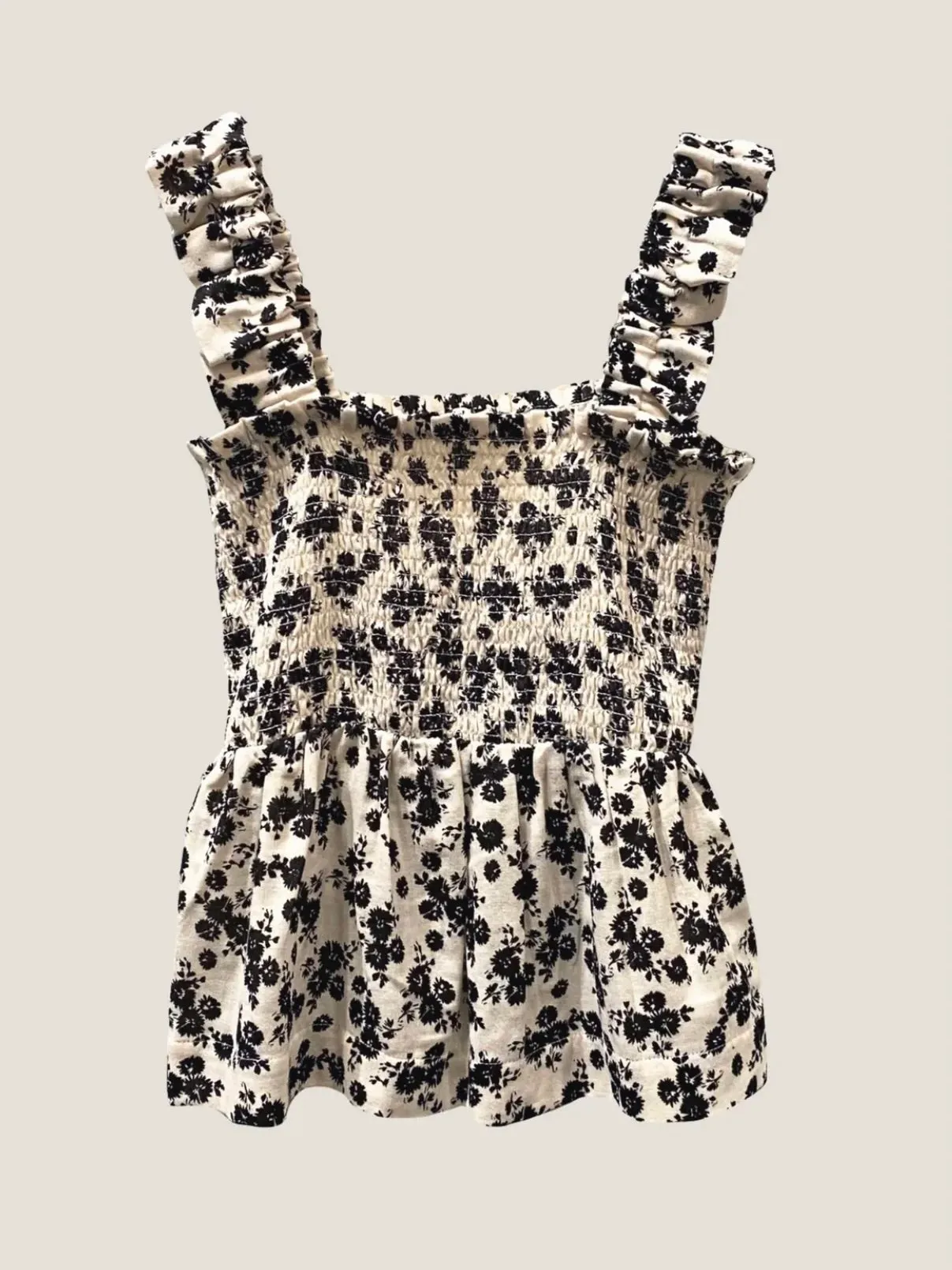 Ruffled Peplum Top