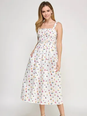 Sail Away Midi Dress