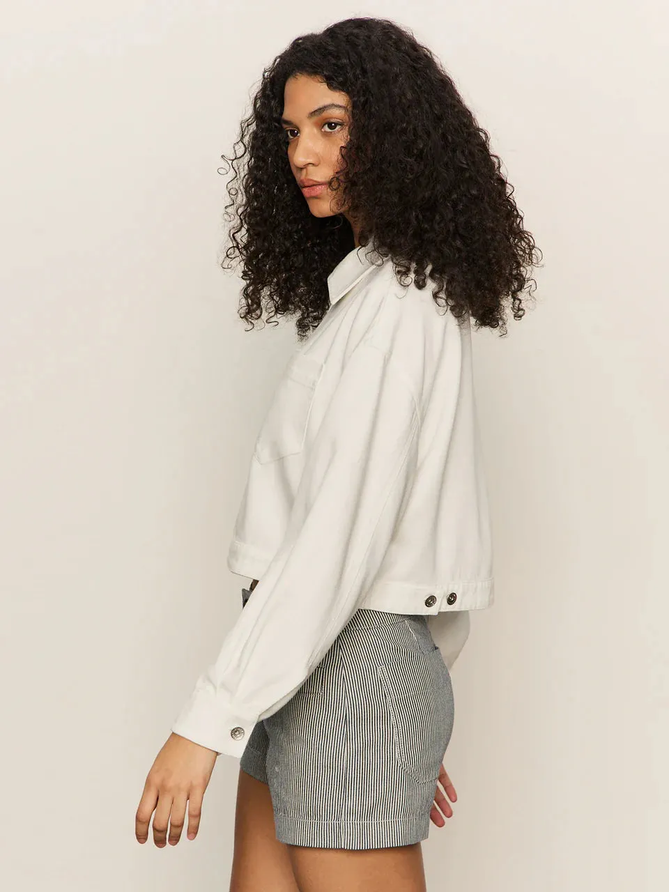 {Sanctuary} Cropped Paper Boy Jacket
