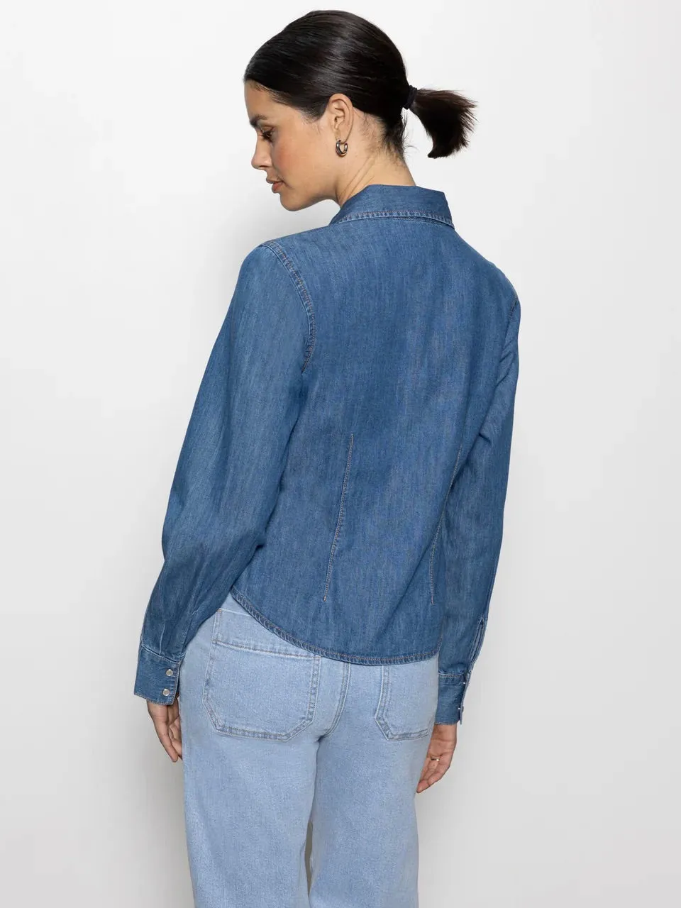 {Sanctuary} Denim Dream Girl Top