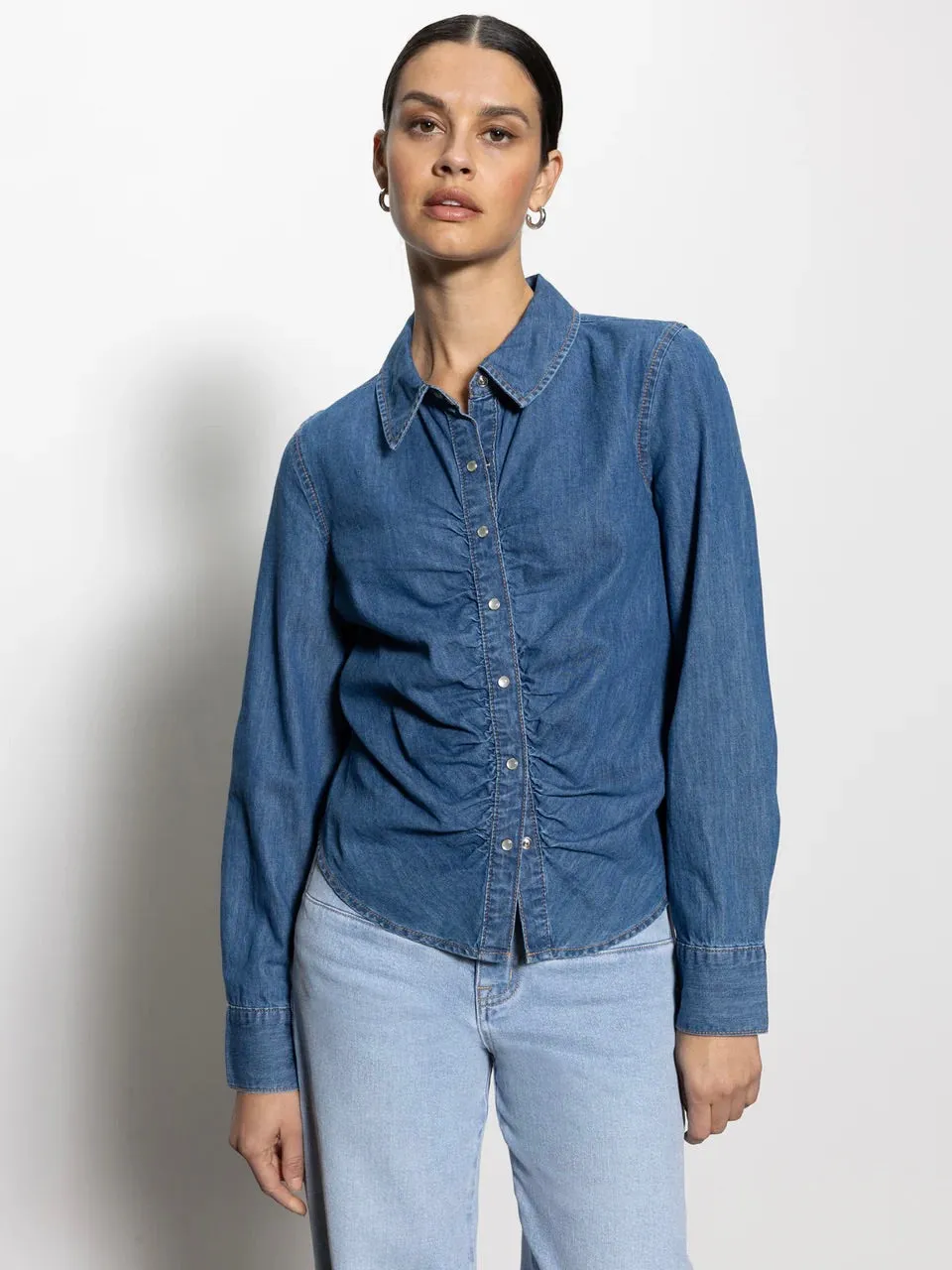 {Sanctuary} Denim Dream Girl Top