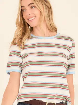 Sara Striped Tee