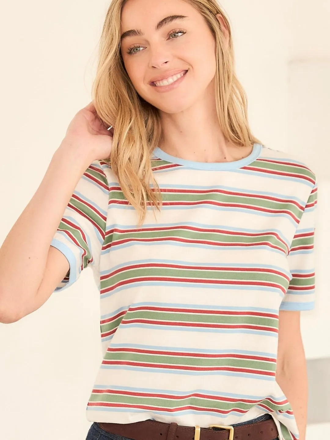 Sara Striped Tee