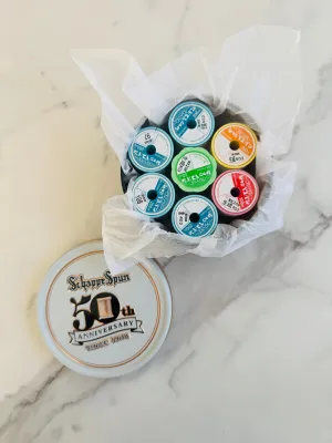 Schappe Spun Sewing Thread - 50 Year Anniversary Tin - Fujix