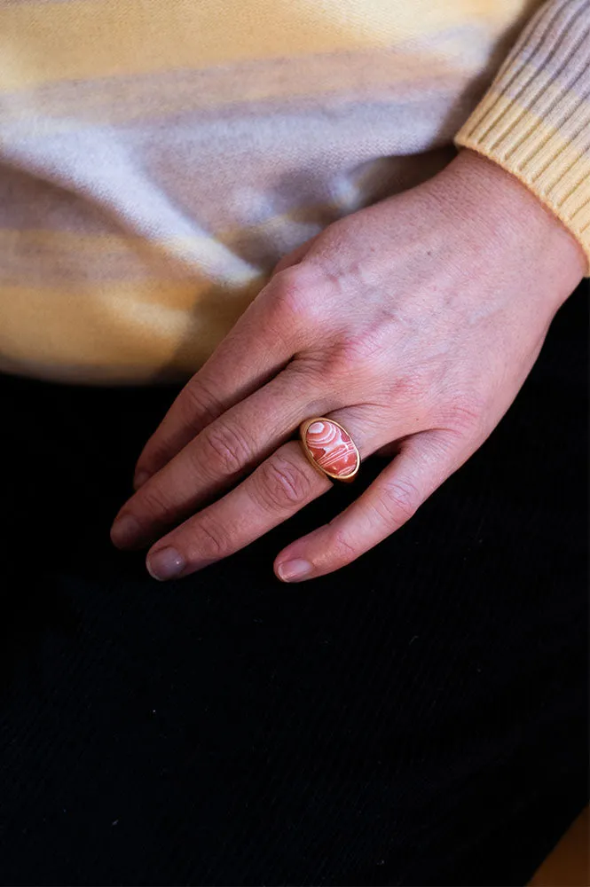 Shyla Serifos Rhodochrosite Ring