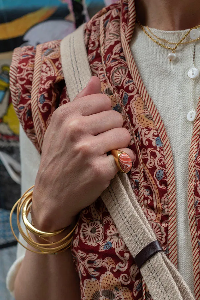 Shyla Serifos Rhodochrosite Ring