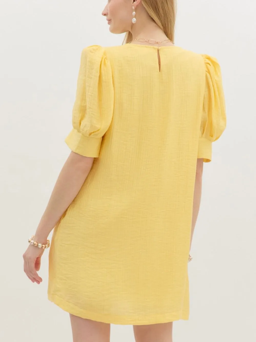Sunny Puff Sleeve Mini Dress