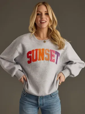 Sunset Terry Crewneck Sweatshirt