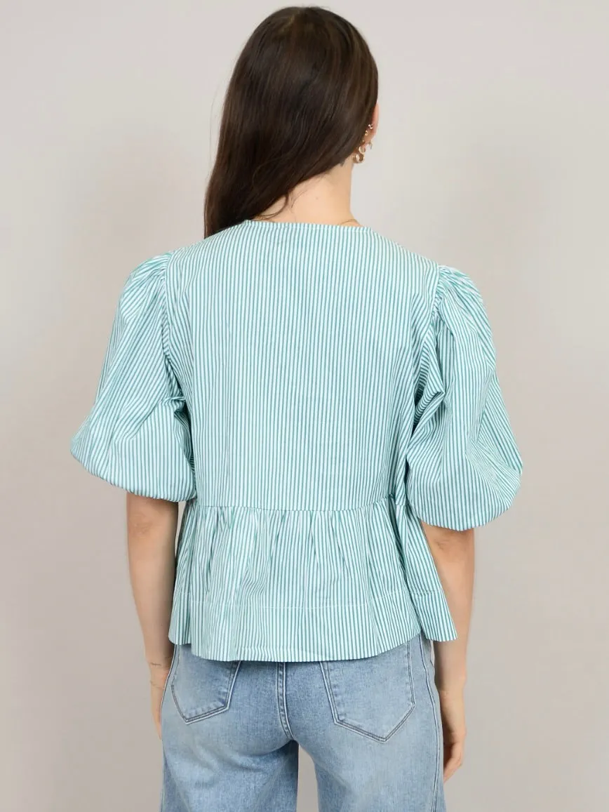 Tally Peplum Top