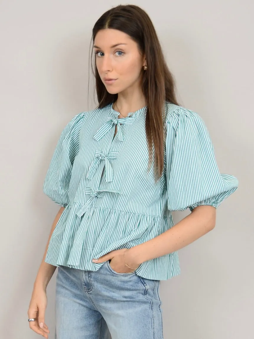 Tally Peplum Top