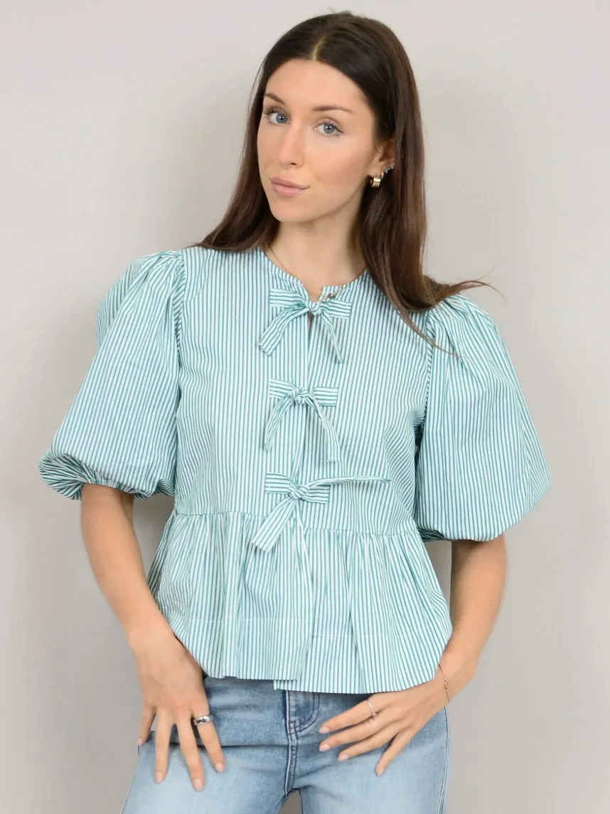 Tally Peplum Top