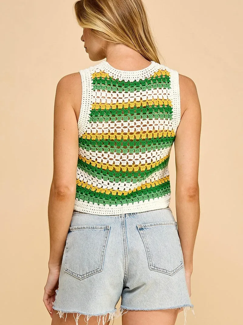 The Green & Gold Sweater Vest