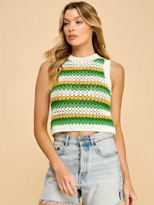 The Green & Gold Sweater Vest