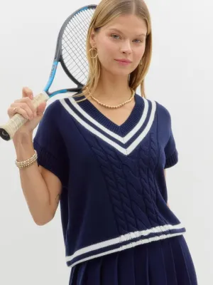 Varsity Sweater Top