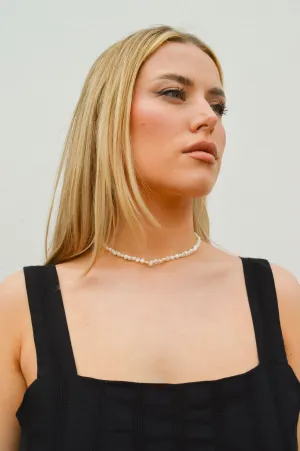 White Freshwater Pearl Choker