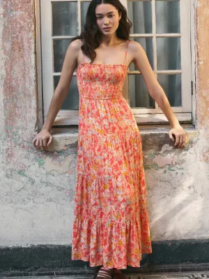 {Z Supply} Balos Jardin Floral Midi Dress