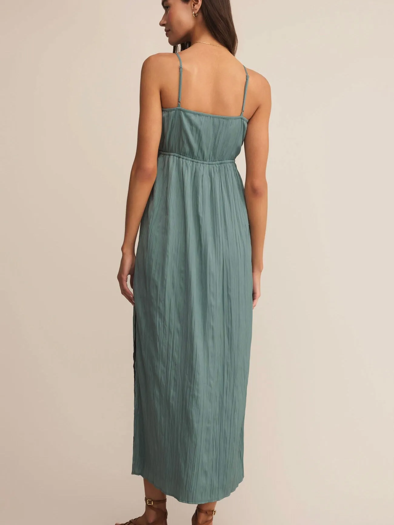 {Z Supply} Manon Satin Maxi Dress