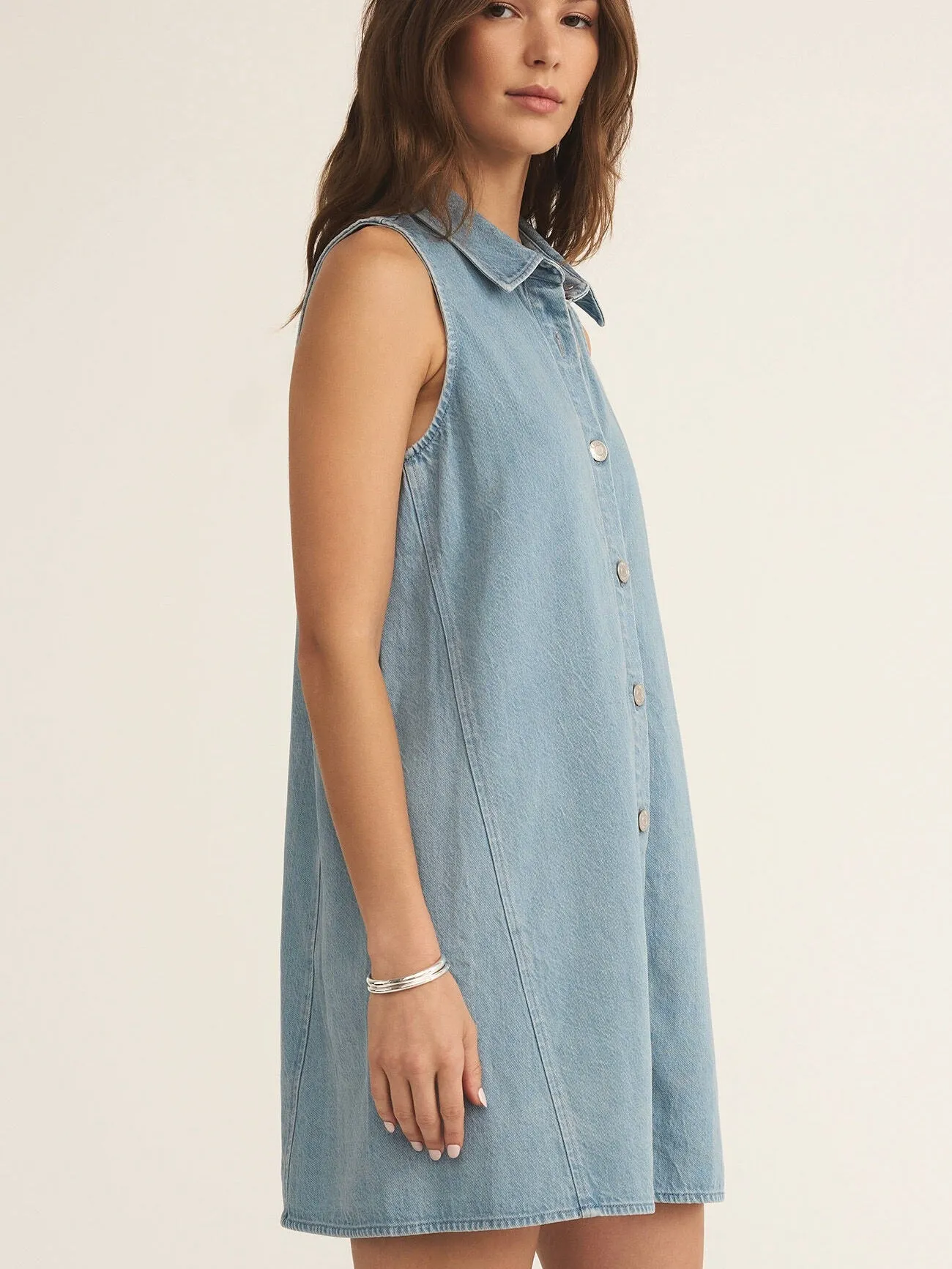 {Z Supply} New Day Twill Mini Dress