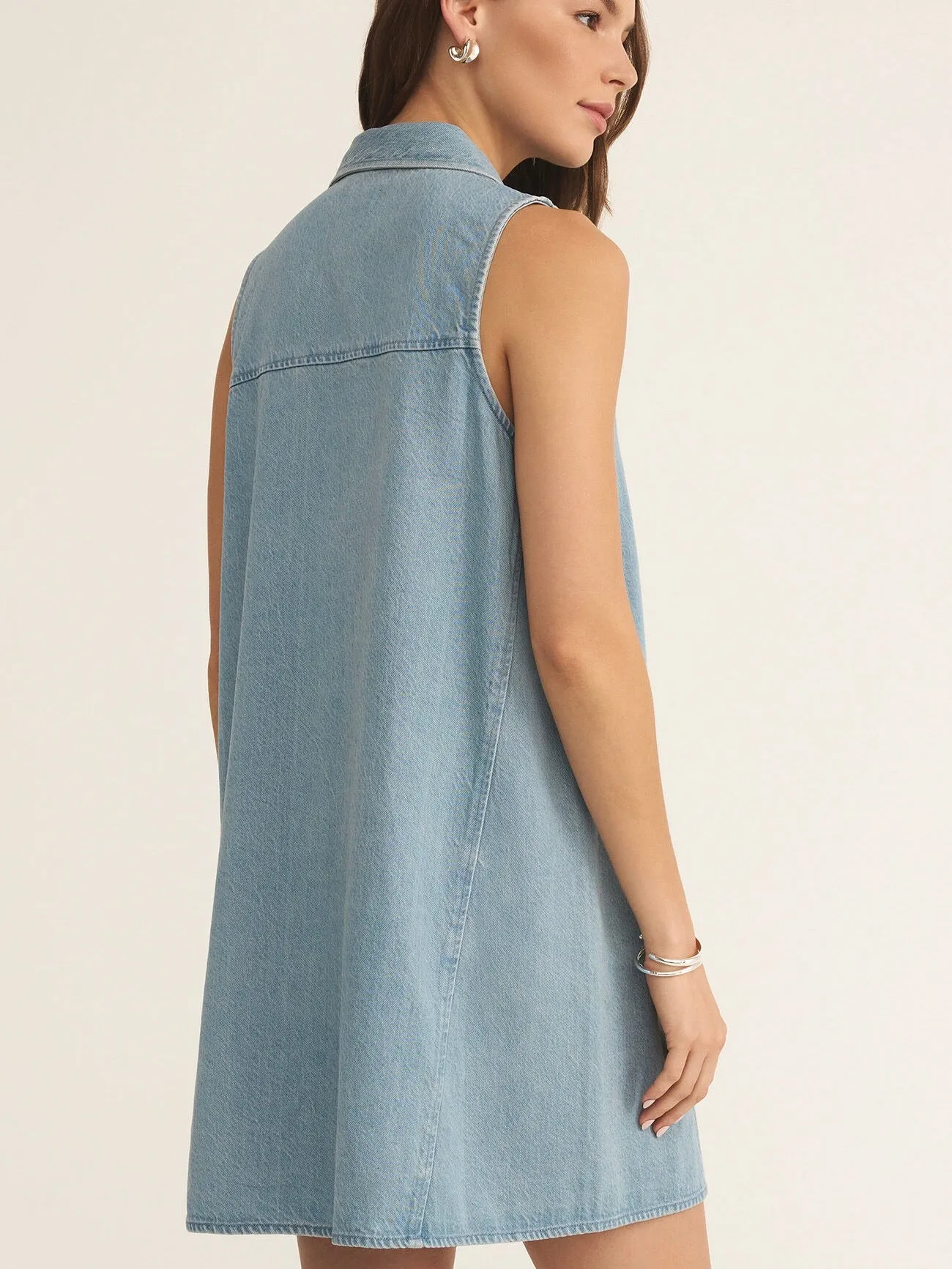 {Z Supply} New Day Twill Mini Dress