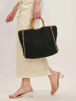 Zarina Woven Satchel