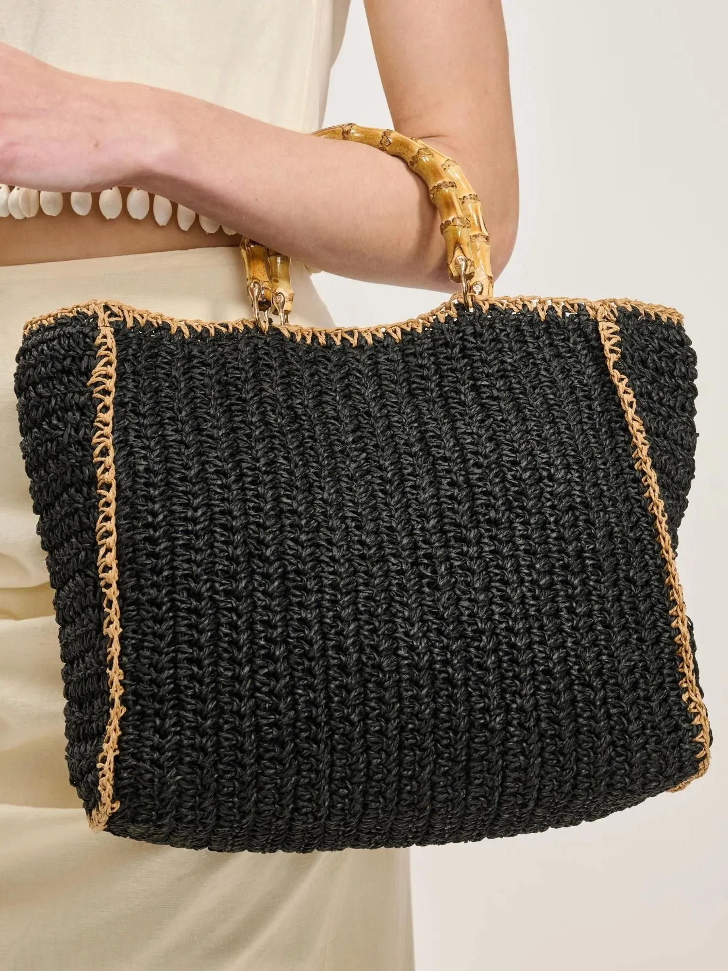 Zarina Woven Satchel