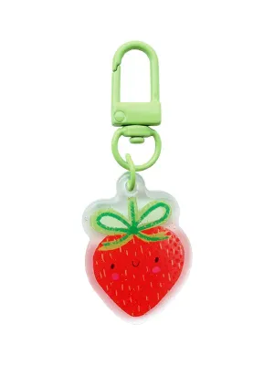 Zipper Charm - Strawberry - Lizzy House - Moda